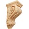 Ekena Millwork 3 1/2"W x 4"D x 7"H Small Grape Corbel, Red Oak CORW03X04X07GRRO - alternate 1